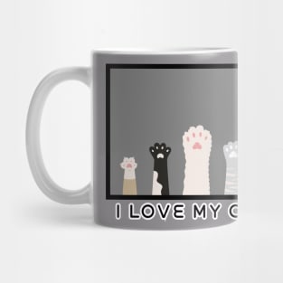 I Love My Cats Mug